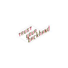 Heren tennis sweater - trust your backhand