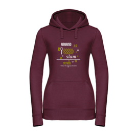 Dames tennis hoodie - I really like playing doubles