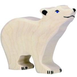 Holztiger houten ijsbeer (80206)