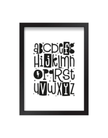 Kinderkamer poster | alfabet