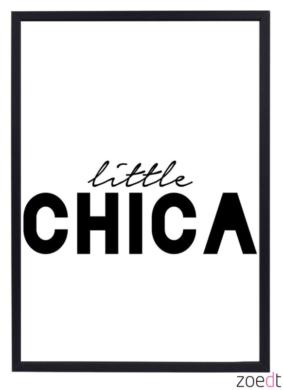 Kinderkamer poster | little chica