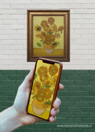 Van Gogh - Foto van zonnebloemen