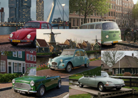 Postcard set Iconic cars