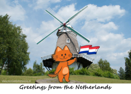 Greetings from the Netherlands - Windmill