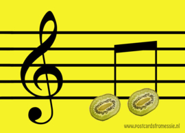 Kiwi musical note