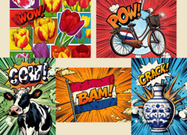 Postcard set - Comic book art