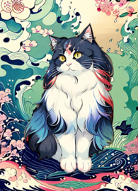 Japanese art - Kitty