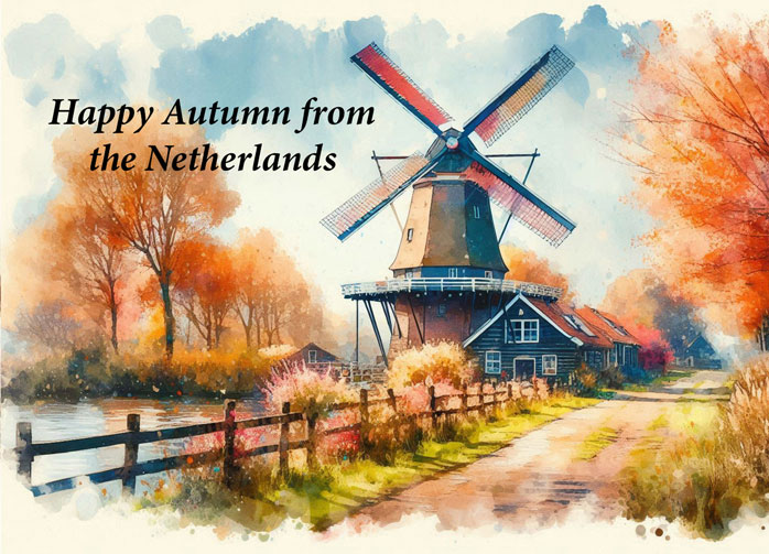 Happy Autumn from the Netherlands - Molen