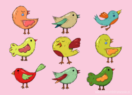 Bird doodles