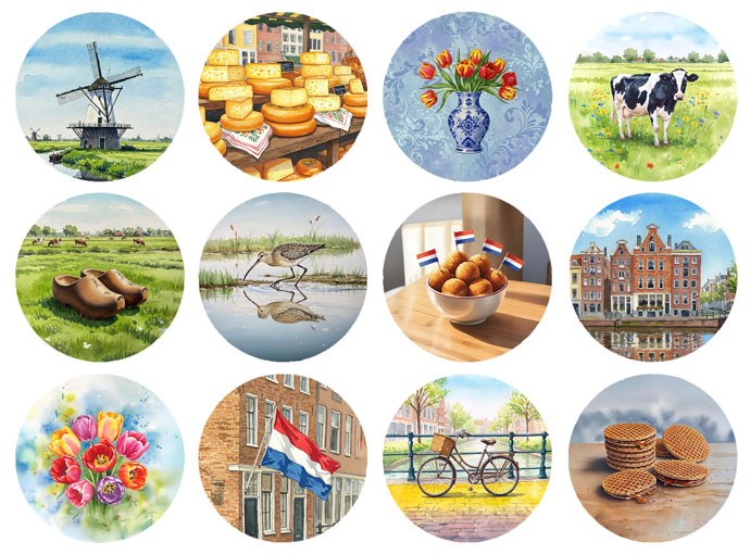 The Netherlands stickers