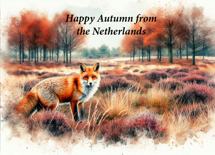 Happy Autumn from the Netherlands - Vos