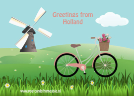 Greetings from Holland - bicycle