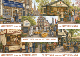 Kaartenset Greetings from the Netherlands