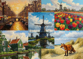 Postcard set - Paintings of the Netherlands