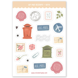 Air mail stickers