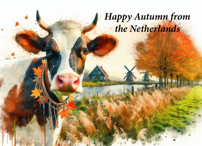 Happy Autumn from the Netherlands - Koe
