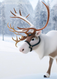 Cartoon reindeer