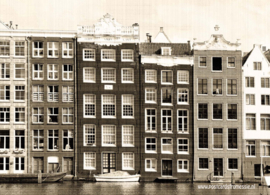 Sepia canal houses