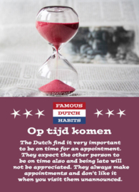 Famous Dutch Habits - Op tijd komen