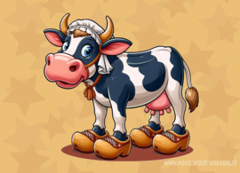 Dora the Cow - Wooden shoes