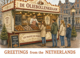 Greetings from the Netherlands - Oliebollenkraam