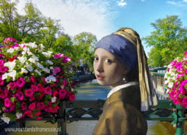 Vermeer girl in Amsterdam