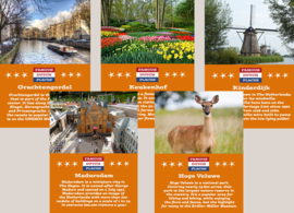 Postcard set Famous Dutch Places