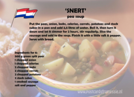 Recipe postcard - Snert