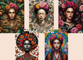Postcard set - Women of the world