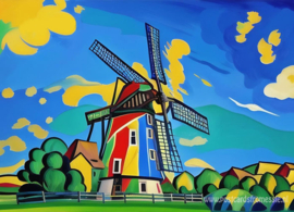 Colorful Netherlands - Windmill