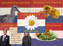 Postcard set National symbols