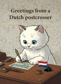 Greetings from a Dutch postcrosser - Cat