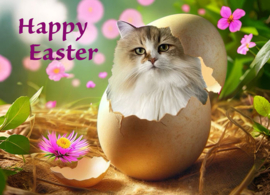 Kittycard - Happy Easter