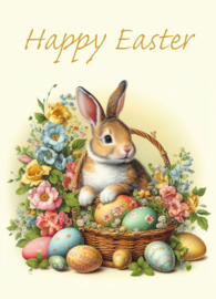 Happy Easter postcard