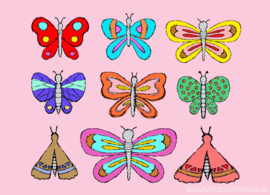 Butterfly doodles