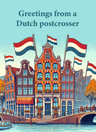 Greetings from a Dutch postcrosser - Amsterdam