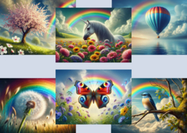 Postcard set - Rainbow