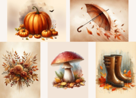 Postcard set Autumn 2