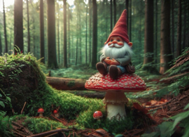 The mushroom gnome