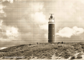 Sepia fotokaart Vuurtoren