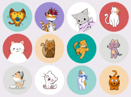 Cat stickers