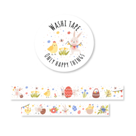 Masking tape Happy Easter