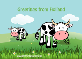 Greetings from Holland - cow