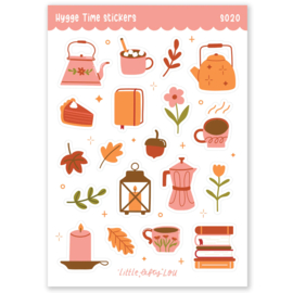 Hygge time stickers