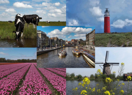 Postcard set Cartoon Netherlands