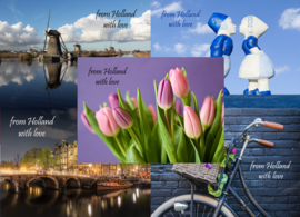 Postcard set From Holland with love