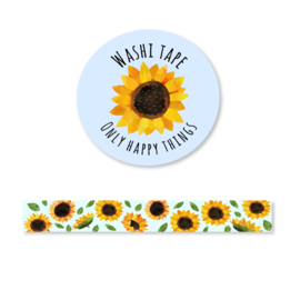 Washi tape Zonnebloemen