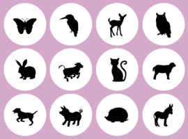 Animal stickers