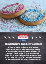 Famous Dutch Food - Beschuit met muisjes