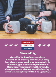 Famous Dutch Words - Gezellig